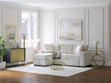 Ashton Pop-Up Sleeper With Storage Chaise