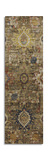 Silk Road Clove Washable Area Rug - 2′3″ X 7′6″ thumbnail 1