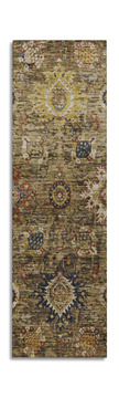 Silk Road Clove Washable Area Rug - 2′3″ X 7′6″