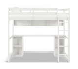 Scout Loft Bed With Desk And Ladder - White thumbnail 3