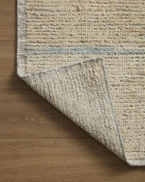 Amber Lewis Sky/Wheat Area Rug - 7′9″ X 9′9″