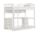 Scout Loft Bed With Desk And Ladder - White thumbnail 1