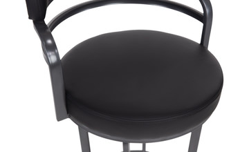 Suni Pewter Swivel Barstool