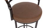 Suni Bronze Swivel Barstool thumbnail 3