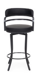 Suni Pewter Swivel Barstool thumbnail 2
