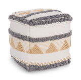 Leo Square Pouf thumbnail 1