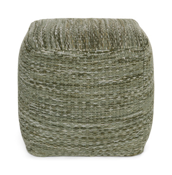 Birch Square Pouf