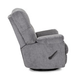 Amos Swivel Rocker Recliner - Charcoal thumbnail 3