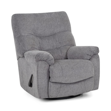 image Amos Swivel Rocker Recliner - Charcoal