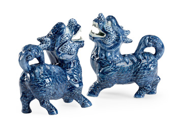 image Blue Foo Dogs