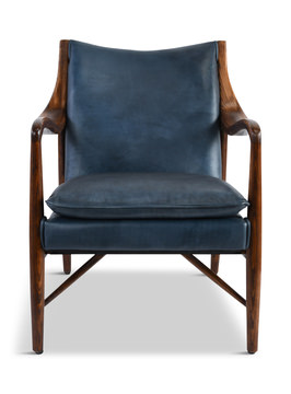 Kiannah Leather Club Chair