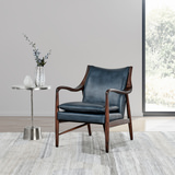 Kiannah Leather Club Chair thumbnail 4