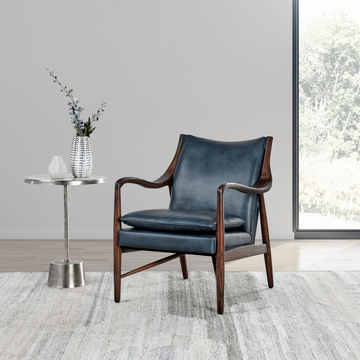 Kiannah Leather Club Chair