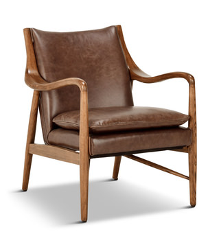 image Kiannah Leather Club Chair