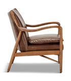 Kiannah Leather Club Chair thumbnail 4