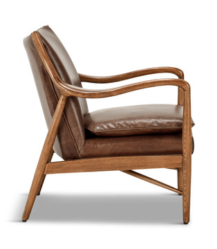 Kiannah Leather Club Chair