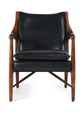 Kiannah Leather Club Chair thumbnail 2