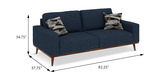 Keoni Sofa - Navy thumbnail 3