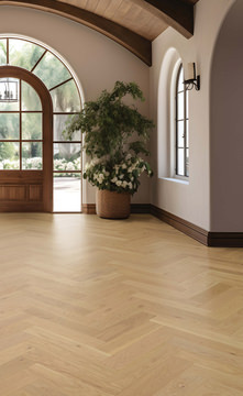 Karastan Gault Estate Herringbone - Antiqued Lace Oak