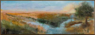 image Marsh Panorama Framed Art
