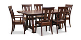 Springfield Trestle Table With 4 Side Chairs And 2 Arm Chairs thumbnail 1