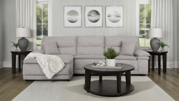 Leo 3 Piece Modular Sectional - Left Arm Chaise