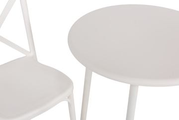 Heron 6 Patio Set - White