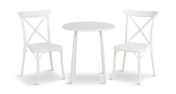 Heron 6 Patio Set - White