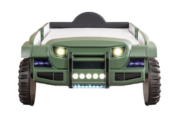 Green Rangler Truck Twin Bed  