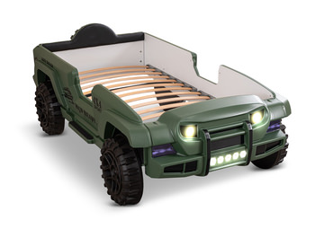 image Green Rangler Truck Twin Bed  