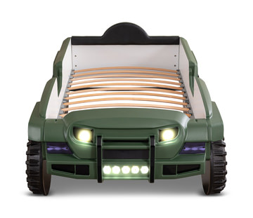 Green Rangler Truck Twin Bed  