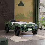 Green Rangler Truck Twin Bed   thumbnail 2