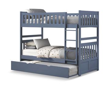 Atlantis Twin/Twin Bunk With Ladder - Blue