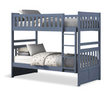 Atlantis Twin/Twin Bunk With Ladder - Blue thumbnail 1