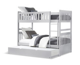Atlantis Twin/Twin Bunk With Ladder - Gray thumbnail 2