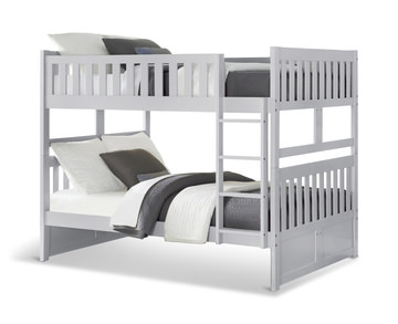 Atlantis Full/Full Bunk With Ladder - Gray