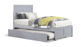 Atlantis Twin Bed - Gray thumbnail 2
