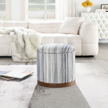 Swivel Storage Ottoman