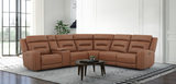 Jackie 6 Piece Leather Power Reclining Sectional thumbnail 4