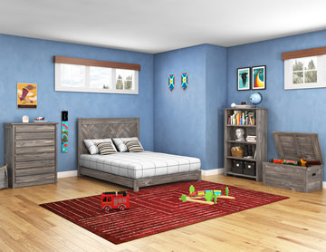 Bunkhouse B2 Twin Low Profile Bed - Driftwood