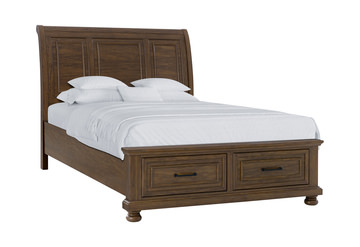 image Bedford King Storage Bed - Brown
