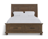 Bedford Queen Storage Bed - Brown thumbnail 2