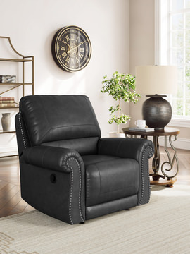 Pierce Rocker Recliner - Granite