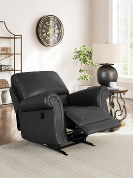 Pierce Rocker Recliner - Granite