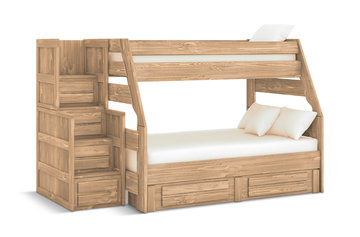 Bunkhouse B2 Twin/Full Bunk Bed - Buckskin