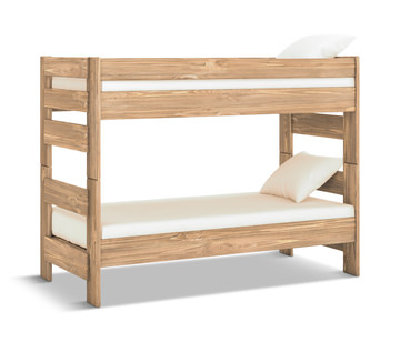 image Bunkhouse B2 Twin/Twin Bunk Bed - Buckskin