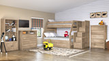 Bunkhouse B2 Twin/Full Bunk Bed - Buckskin thumbnail 2