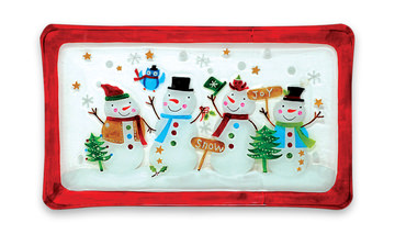 Snowman Family Platter
