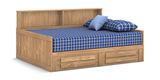 Roomsaver Full Bed With Trundle And Mattress - Buckskin thumbnail 1