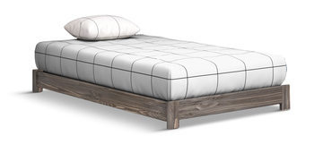 image Bunkhouse B2 Twin Platform Bed - Driftwood